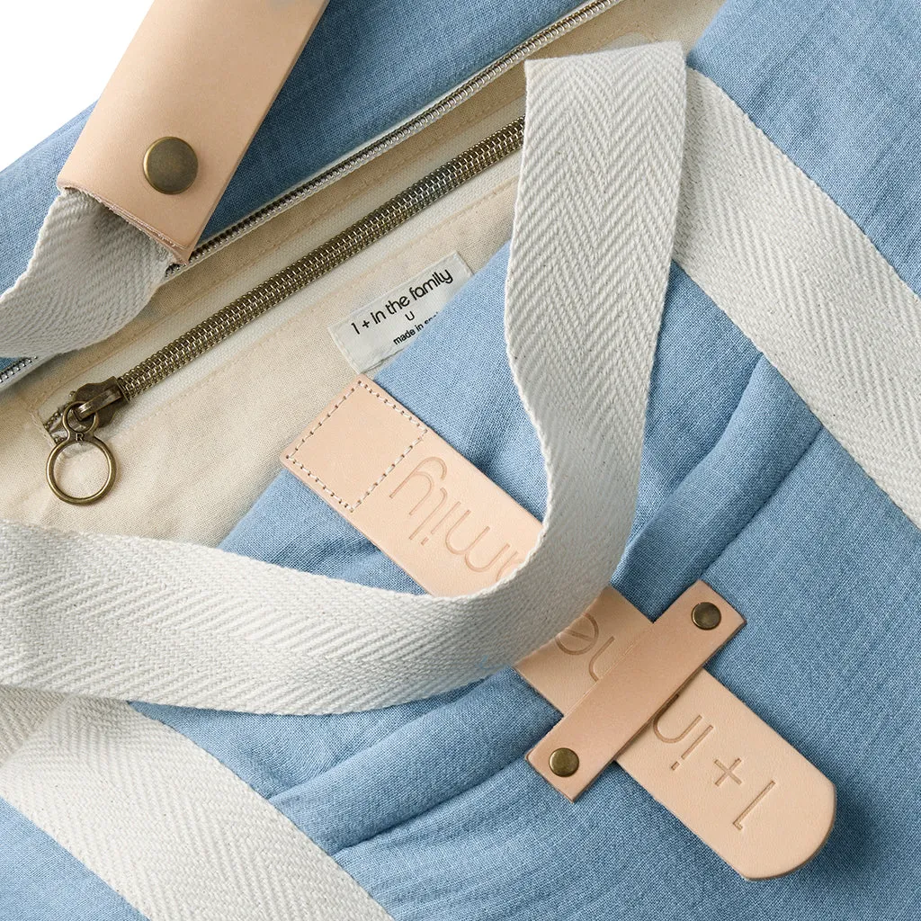 1  In The Family Diaper Bag Denim Blue