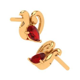 22k Gold Ear Stud For Everyday Wear
