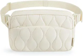 BAGSMART Fanny Packs for Women with Two Ways to Install the Adjustable Strap Lightweight Crossbody Belt Bag for Traveling Workout