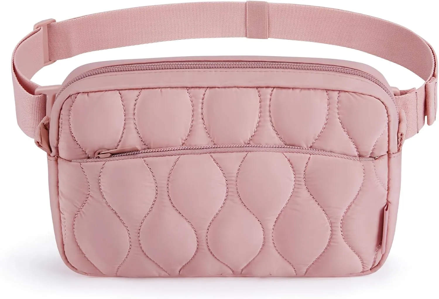 BAGSMART Fanny Packs for Women with Two Ways to Install the Adjustable Strap Lightweight Crossbody Belt Bag for Traveling Workout