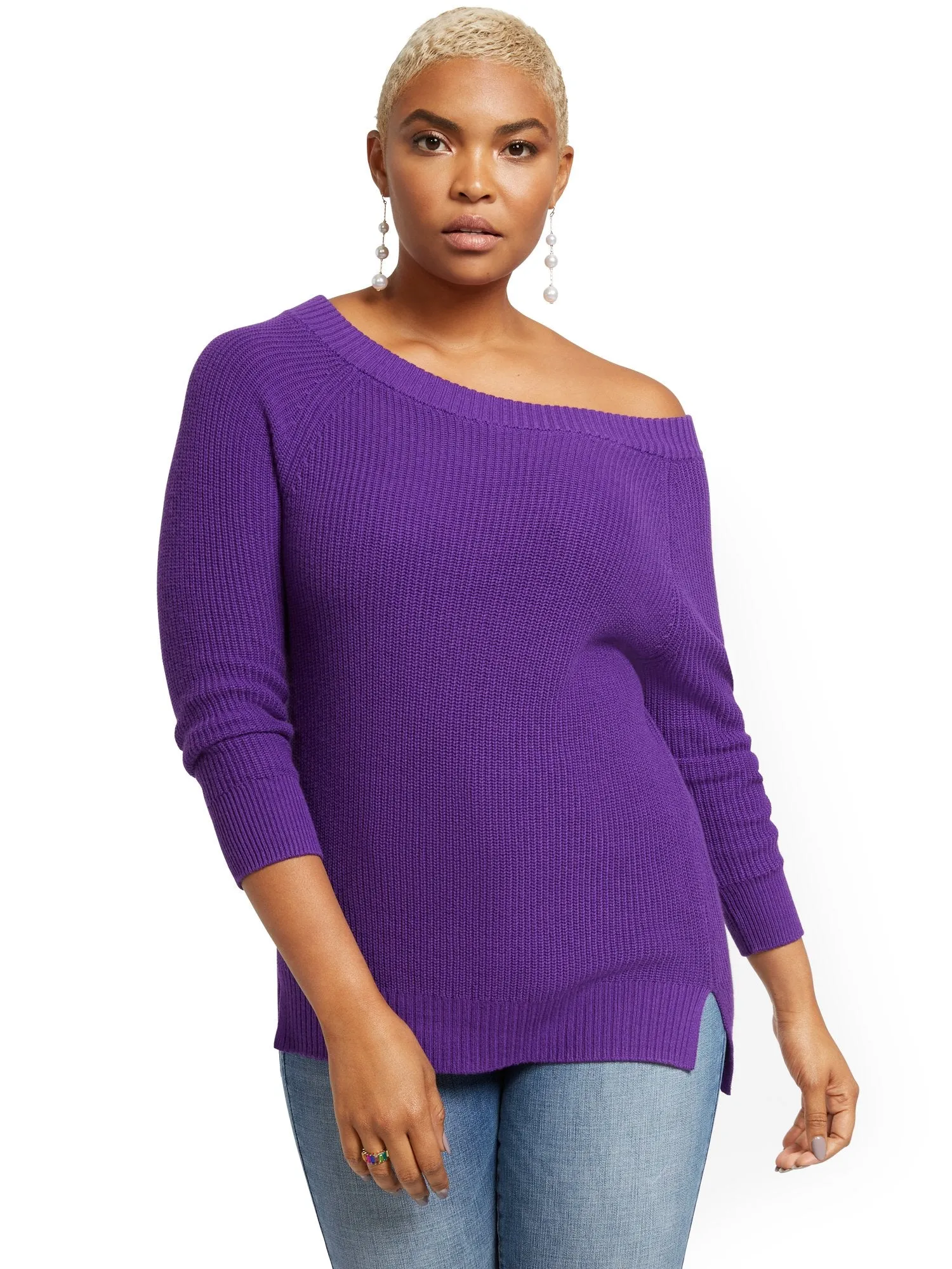 Bateau-Neck Sweater