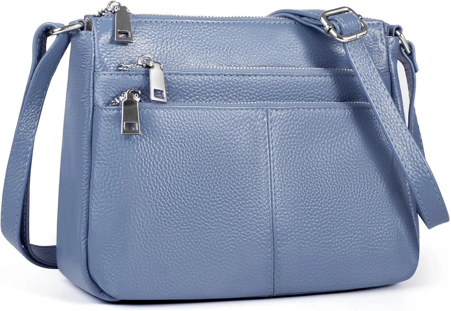 befen Genuine Leather Crossbody Purses Bags for Women, Small Pocketbooks Shoulder Bag Satchel Purse with Multi Pockets