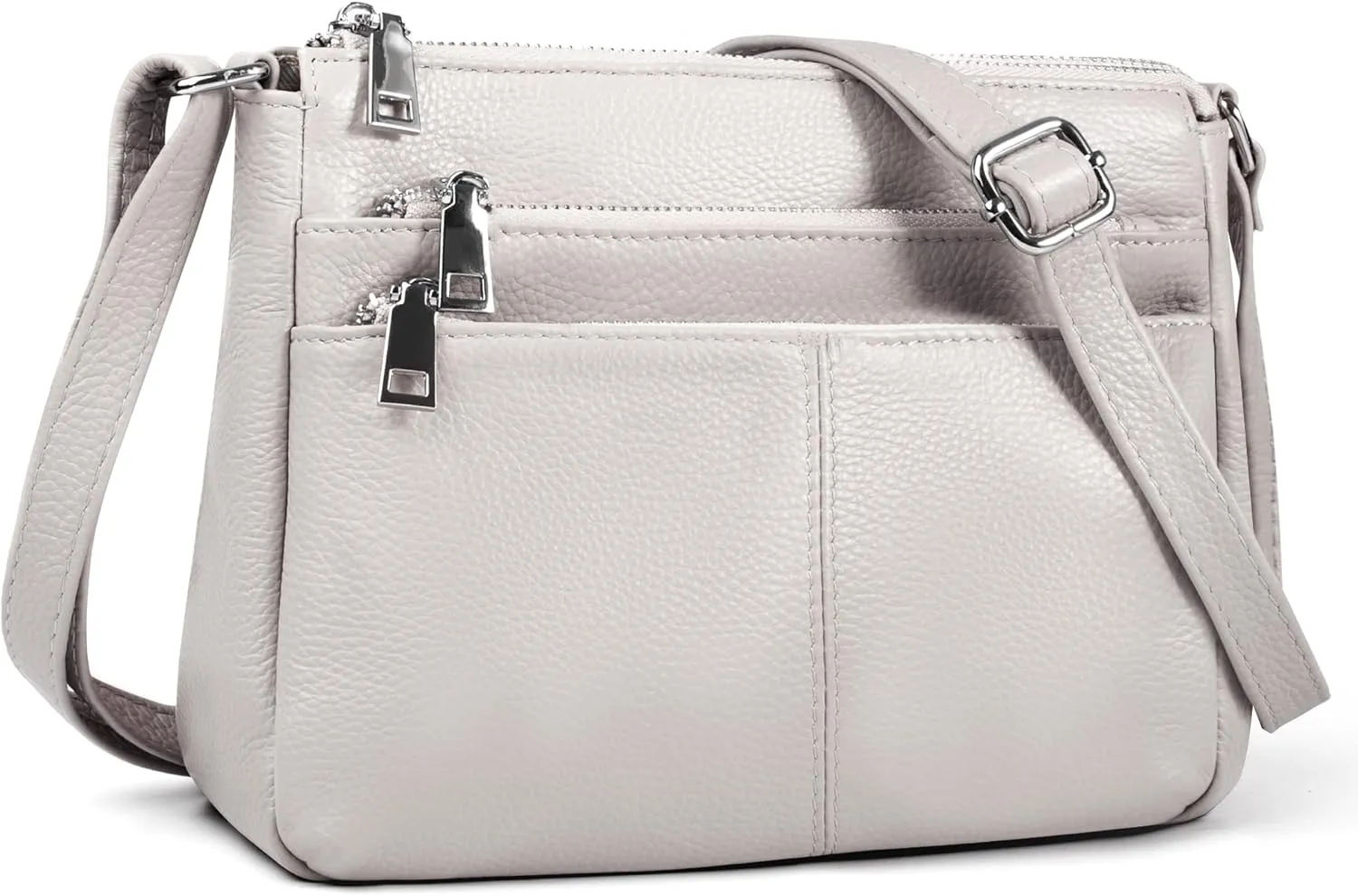 befen Genuine Leather Crossbody Purses Bags for Women, Small Pocketbooks Shoulder Bag Satchel Purse with Multi Pockets