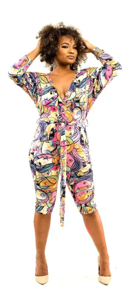 Bold Pop of Color Jumpsuit