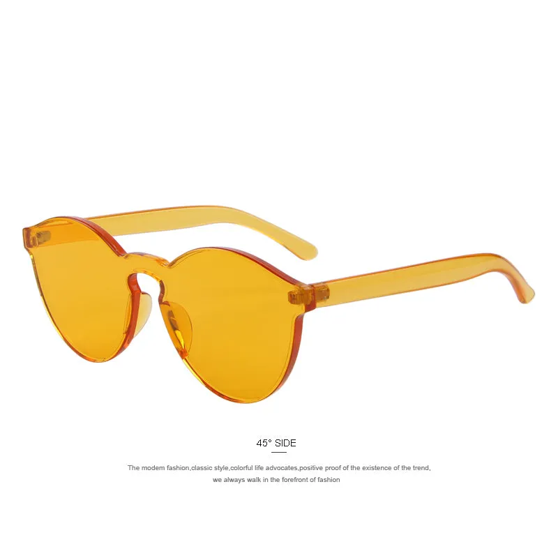 Candy Color Cat Eye Luxury Sunglass