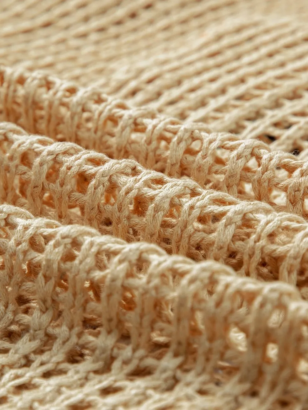 Casual Crochet Knit Top for Everyday Wear