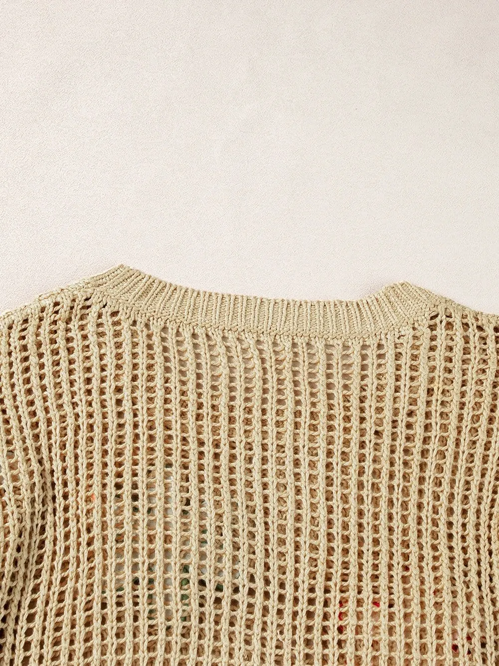 Casual Crochet Knit Top for Everyday Wear