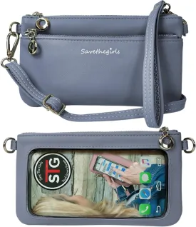 Cell Phone Purse - Touch Screen Womens Crossbody Bag - Clutch Purses for Women (Bella)