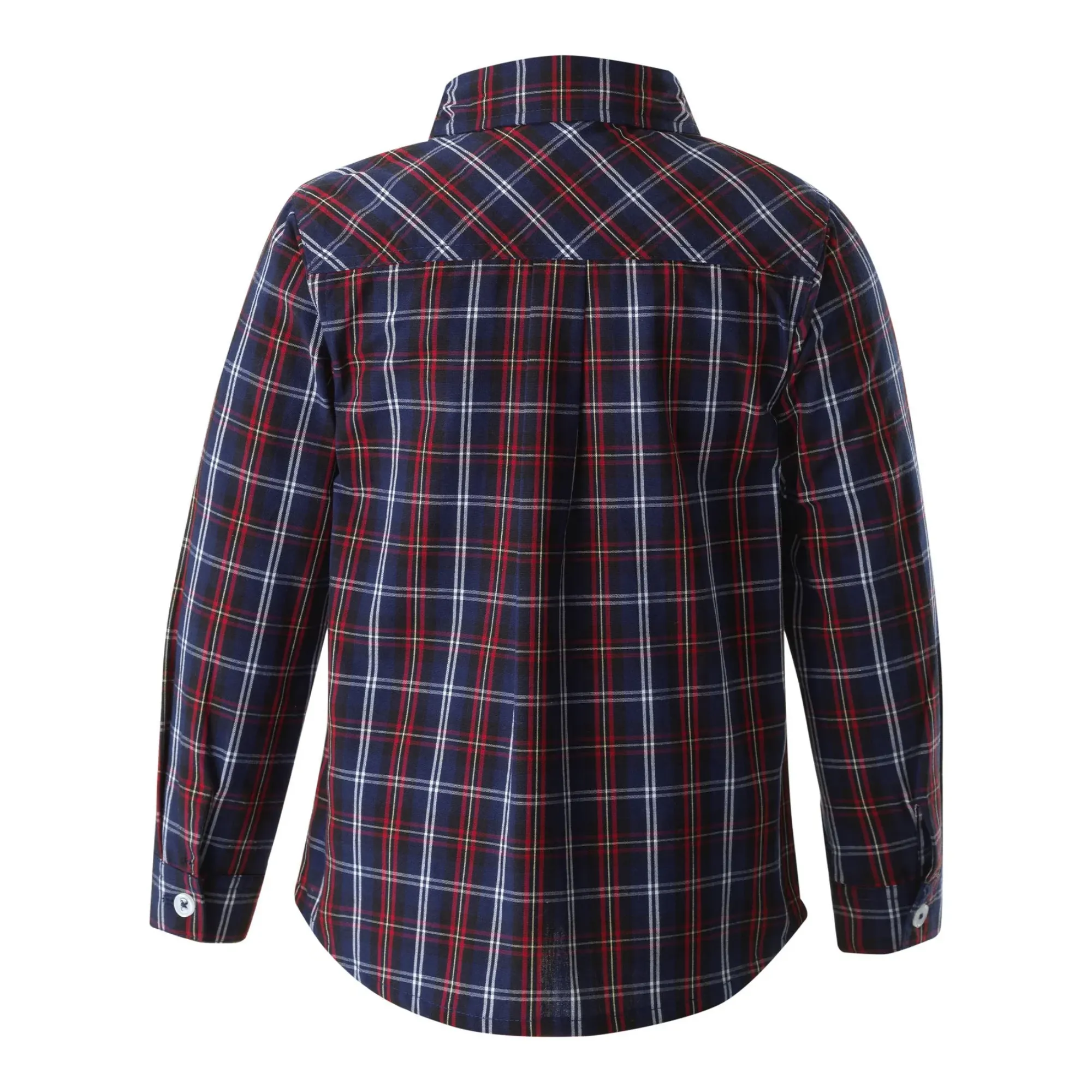 Check Shirt in Navy/Red