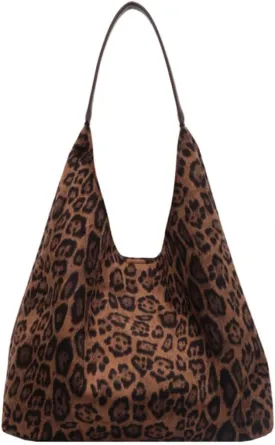 Cheetah Leopard Print Tote Bag Large Capacity Bag Leopard Bag Women Shopper Women's Bag