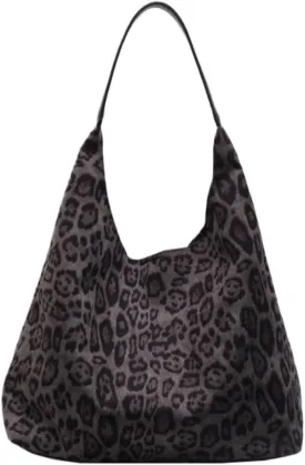 Cheetah Leopard Print Tote Bag Large Capacity Bag Leopard Bag Women Shopper Women's Bag