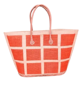 Chevelle: Madagascar Raffia and Leather Tote Bag
