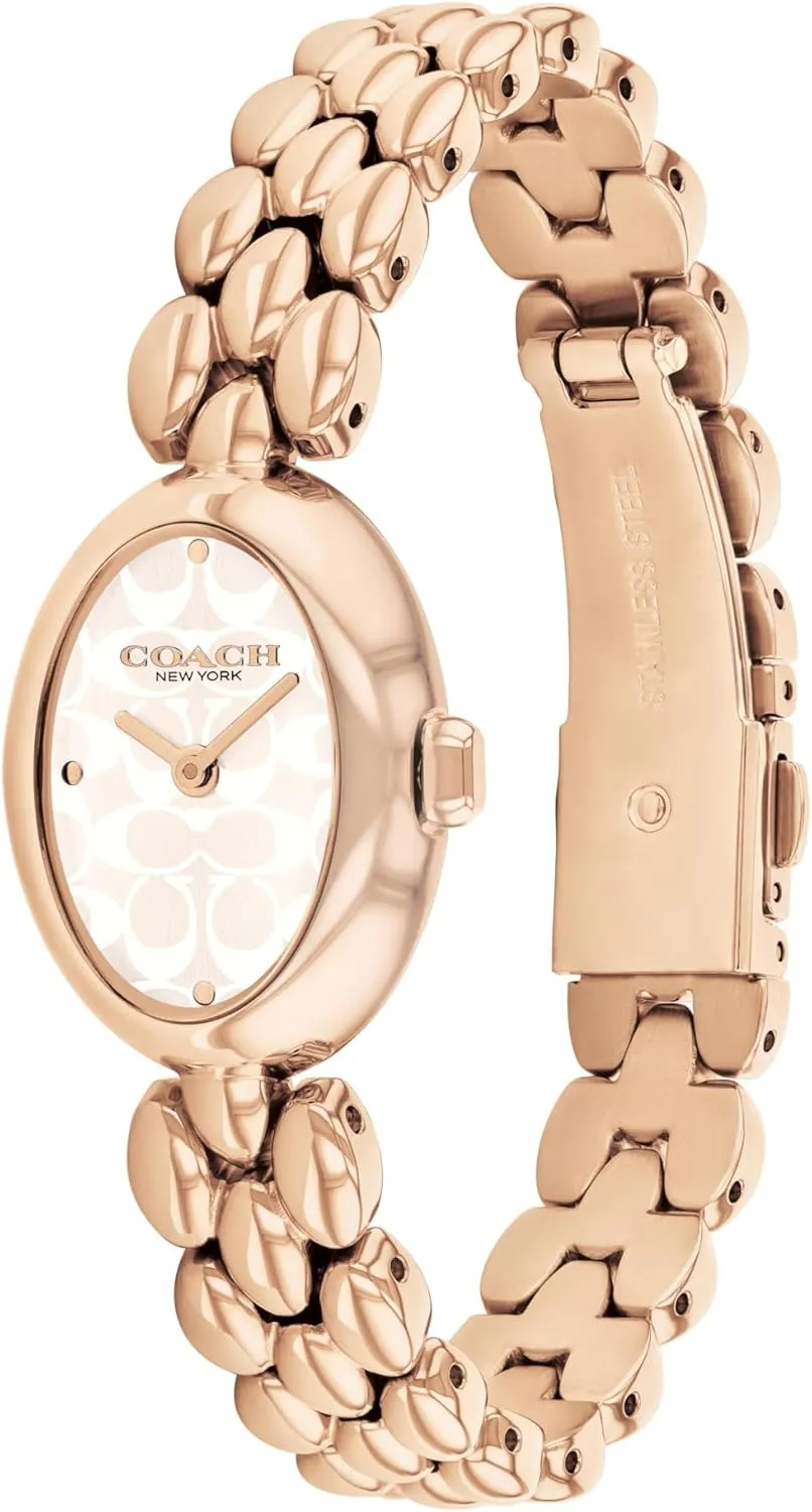 Coach Sammy Women's - 2H Quartz Watch - Stainless Steel Bracelet - Water Resistant up to 3ATM/30 Meters - Gift for Her - Modern Design - Perfect for Everyday Wear - 22.5mm