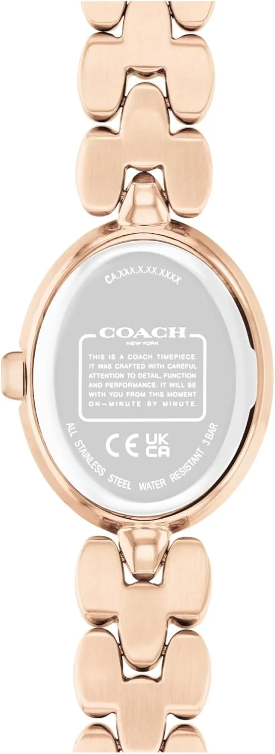 Coach Sammy Women's - 2H Quartz Watch - Stainless Steel Bracelet - Water Resistant up to 3ATM/30 Meters - Gift for Her - Modern Design - Perfect for Everyday Wear - 22.5mm
