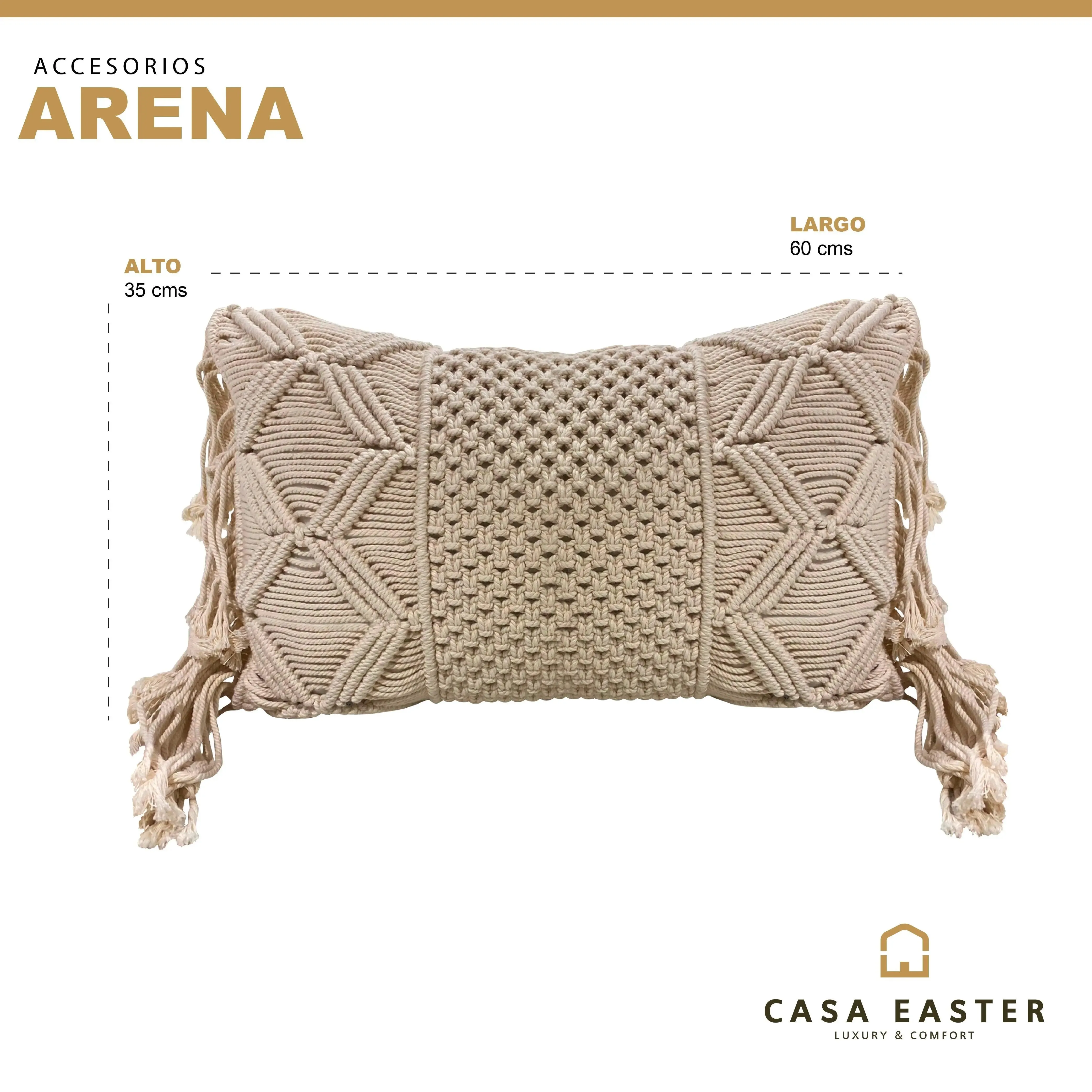 Cojín  Entretejido Color  Natural ARENA-CJ002