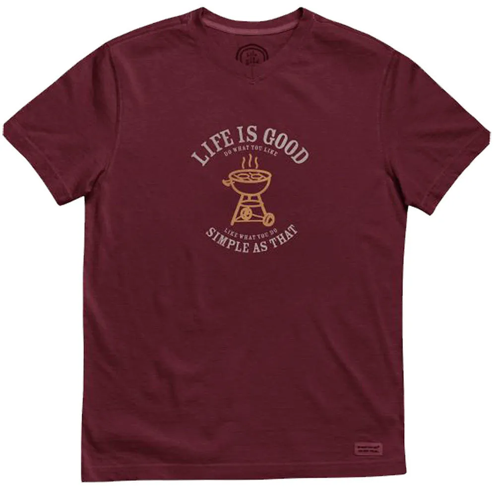 Crusher Simple As Grill T-Shirt by Life is good