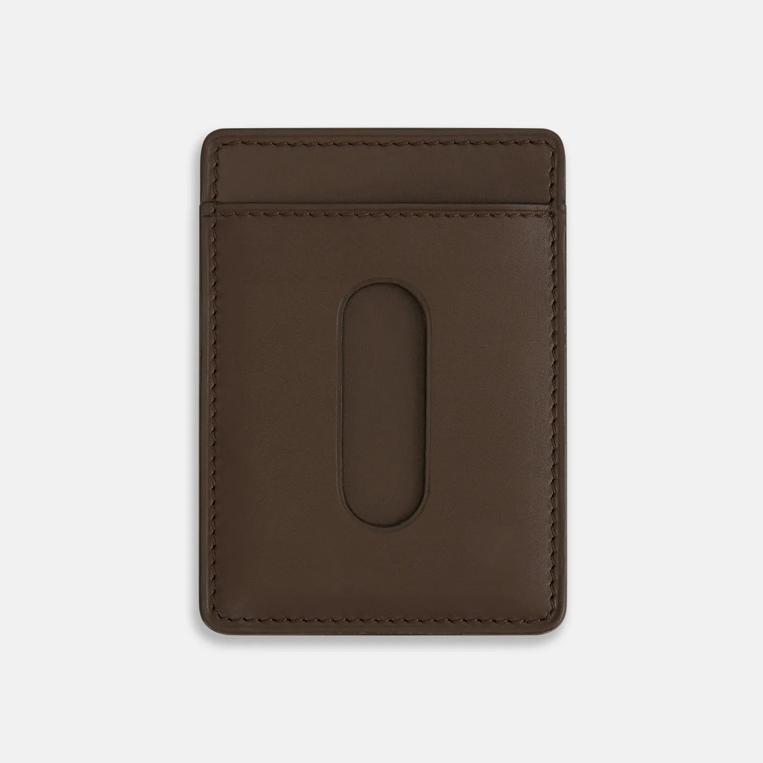 Dark Chocolate Two-slot Card Case