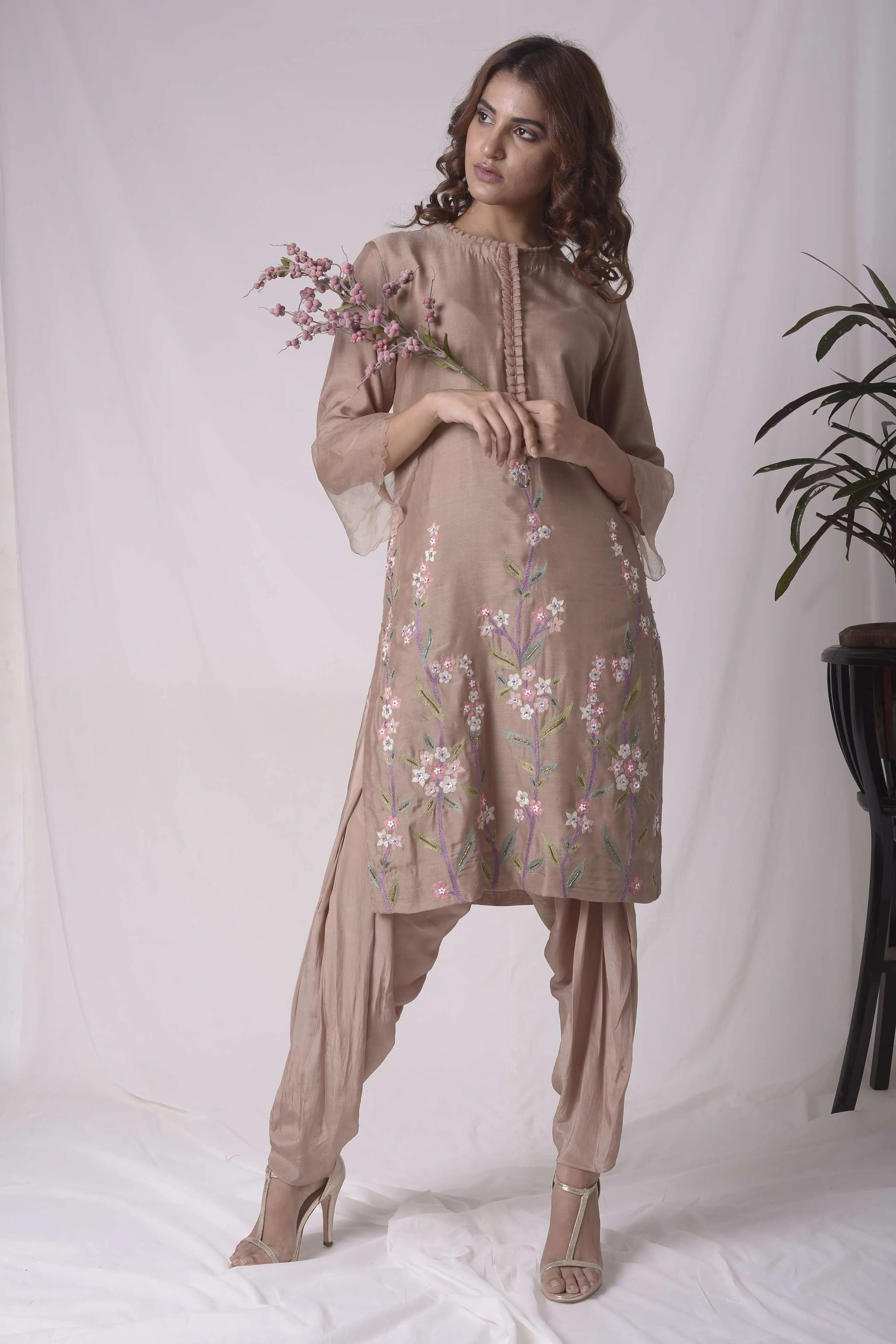 Dhoti Style Suit Set