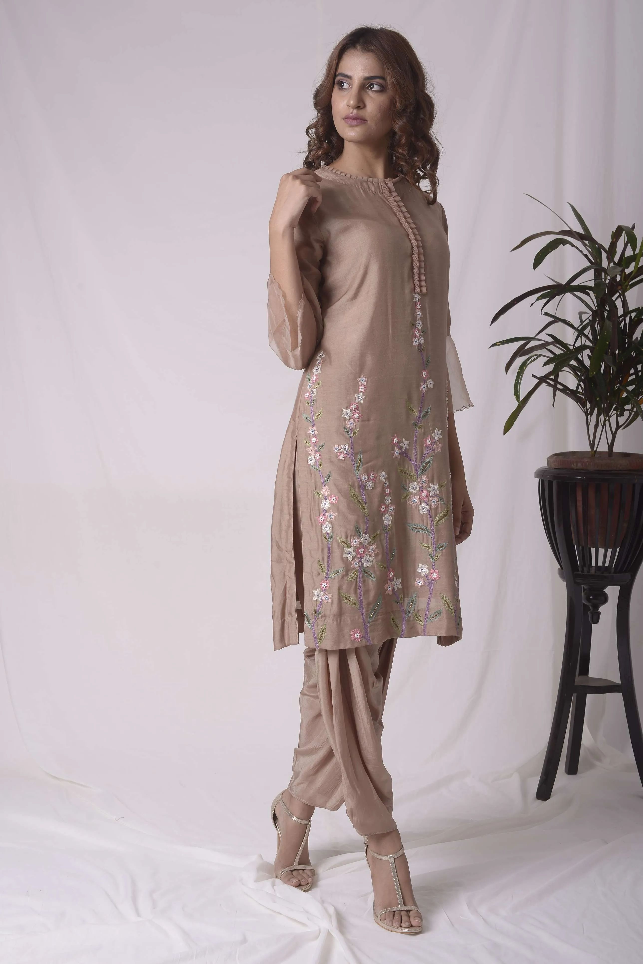 Dhoti Style Suit Set