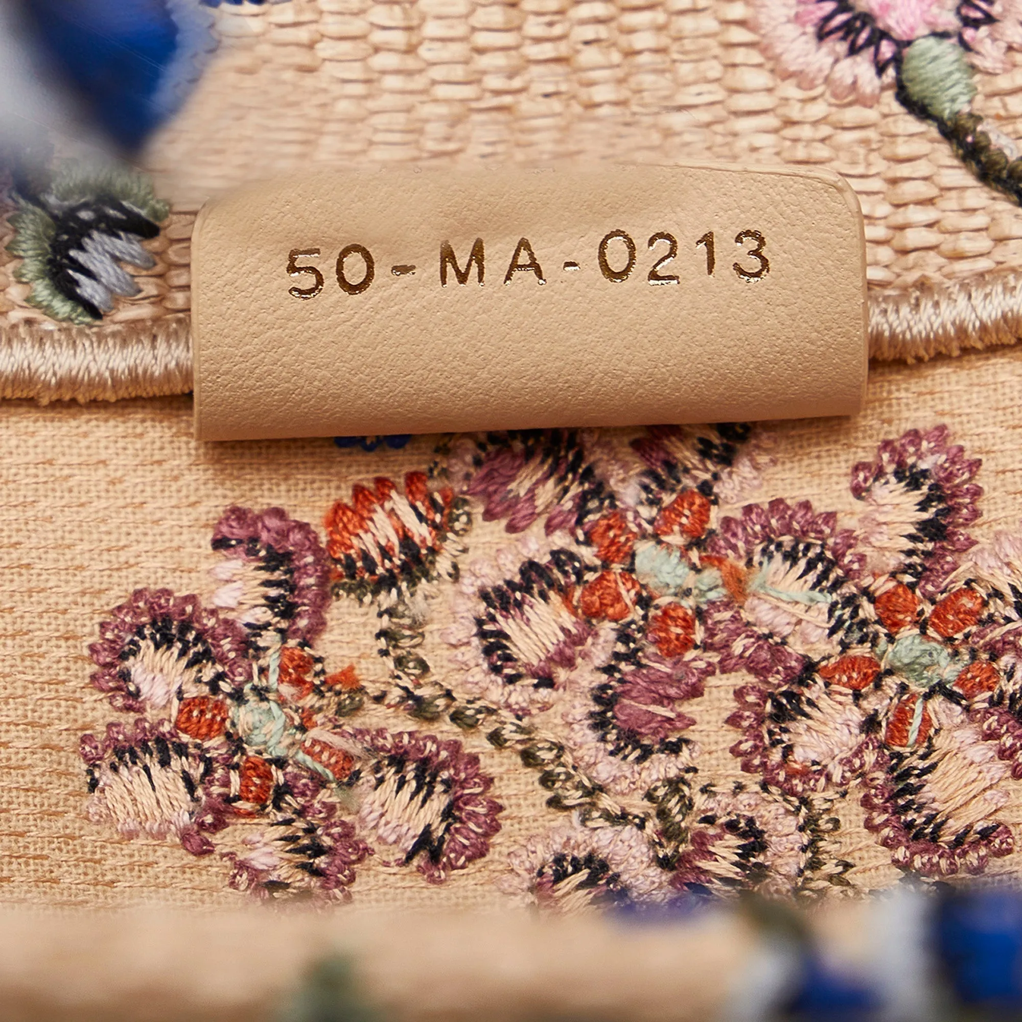 DIOR Medium Petite Fleurs Raffia Book Tote Tote Bag