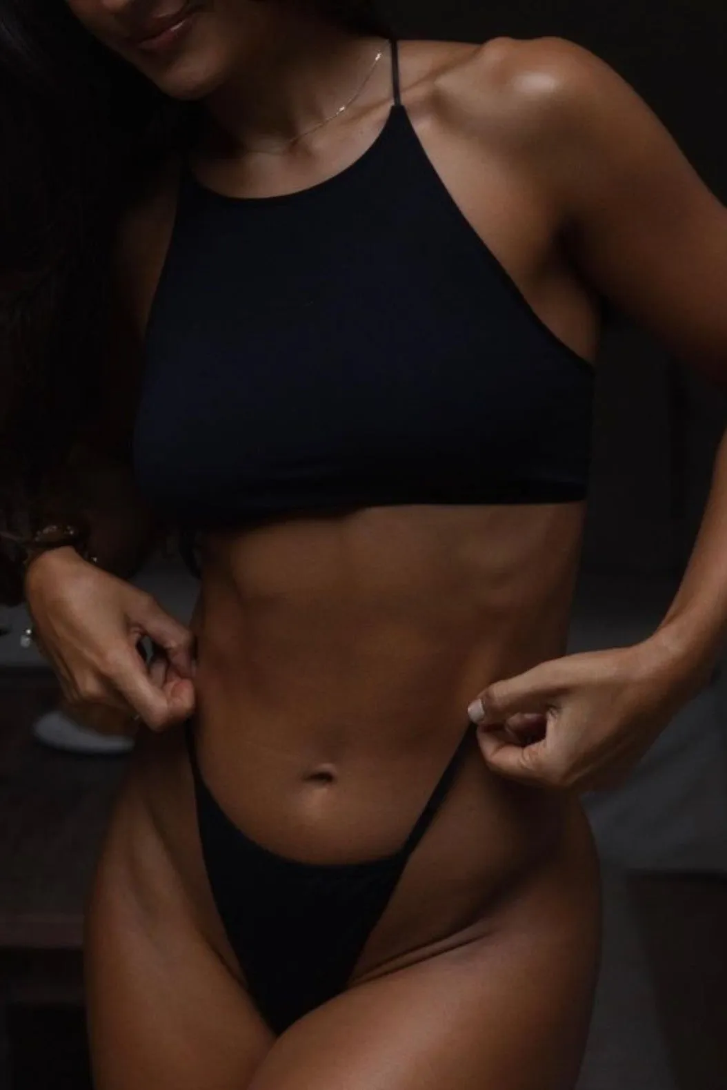 Effortless G-String - Jet Black