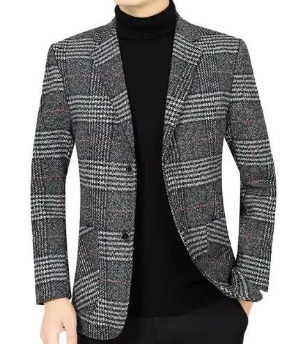 Elegant Men's Blazer with Timeless Design