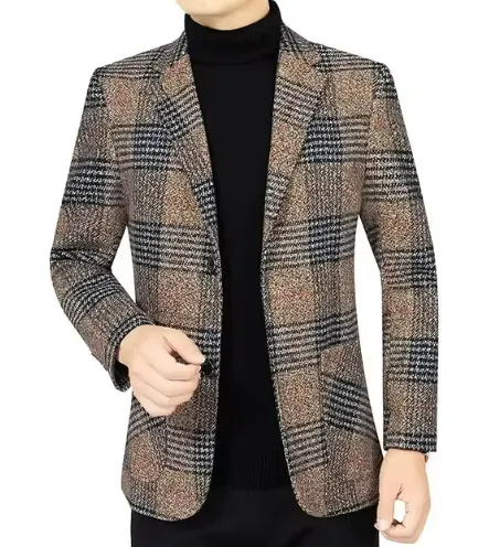 Elegant Men's Blazer with Timeless Design