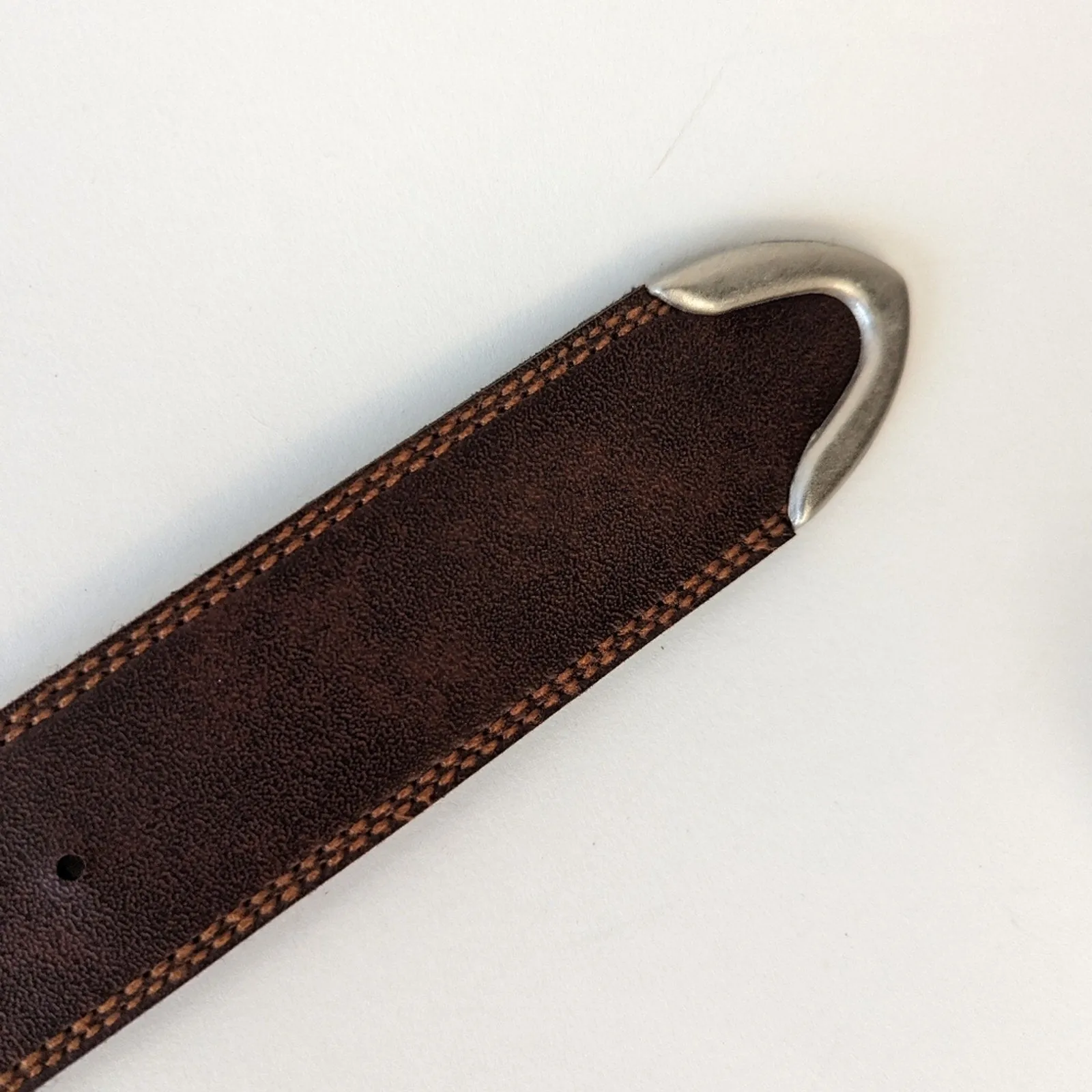 Faux Leather Western Belt - 27"