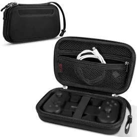 Fintie Carrying Case for Backbone One Mobile Gaming Controller - [Shockproof] Hard Shell Protective Cover Travel Bag with Inner Pocket (Black)
