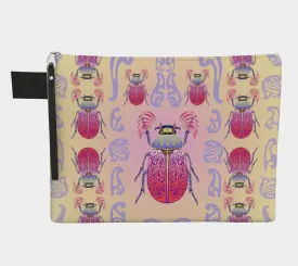 French Curve Beetle Zipper Bag