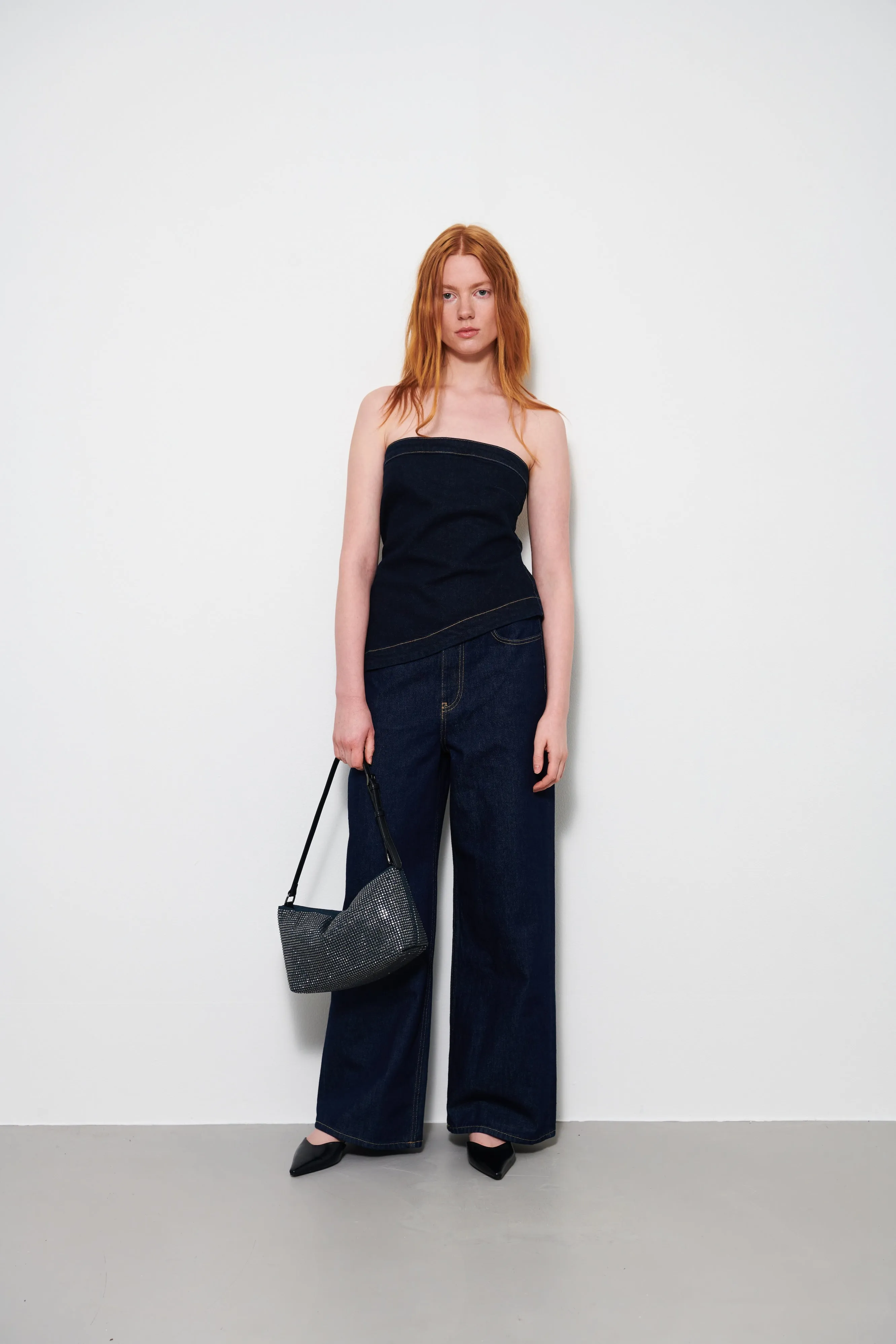 GIL DENIM EMBELLISHED - Blue Ink