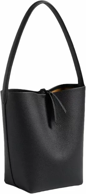 Handcrafted Leather Bucket Bag, First Layer Pebble-grained Carfskin