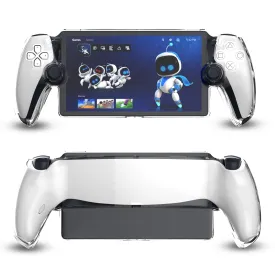 HEATFUN Playstation Portal Remote Player Clear Hard Case - Shockproof Protective Cover, 1 Pack