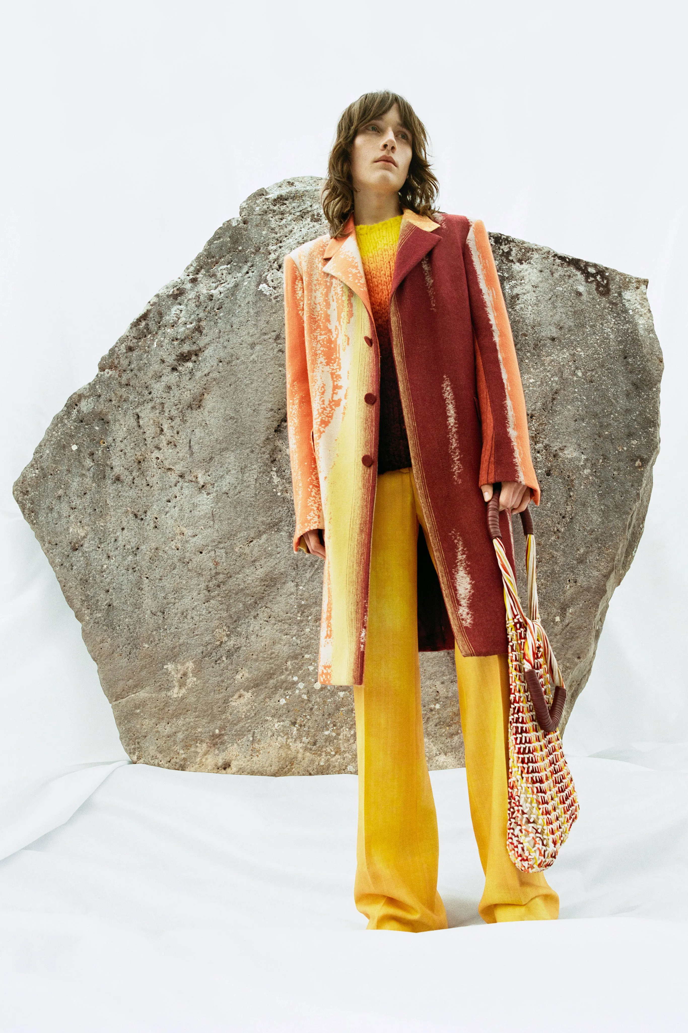 Hybris Macrame Hobo Bag in Multi Silk