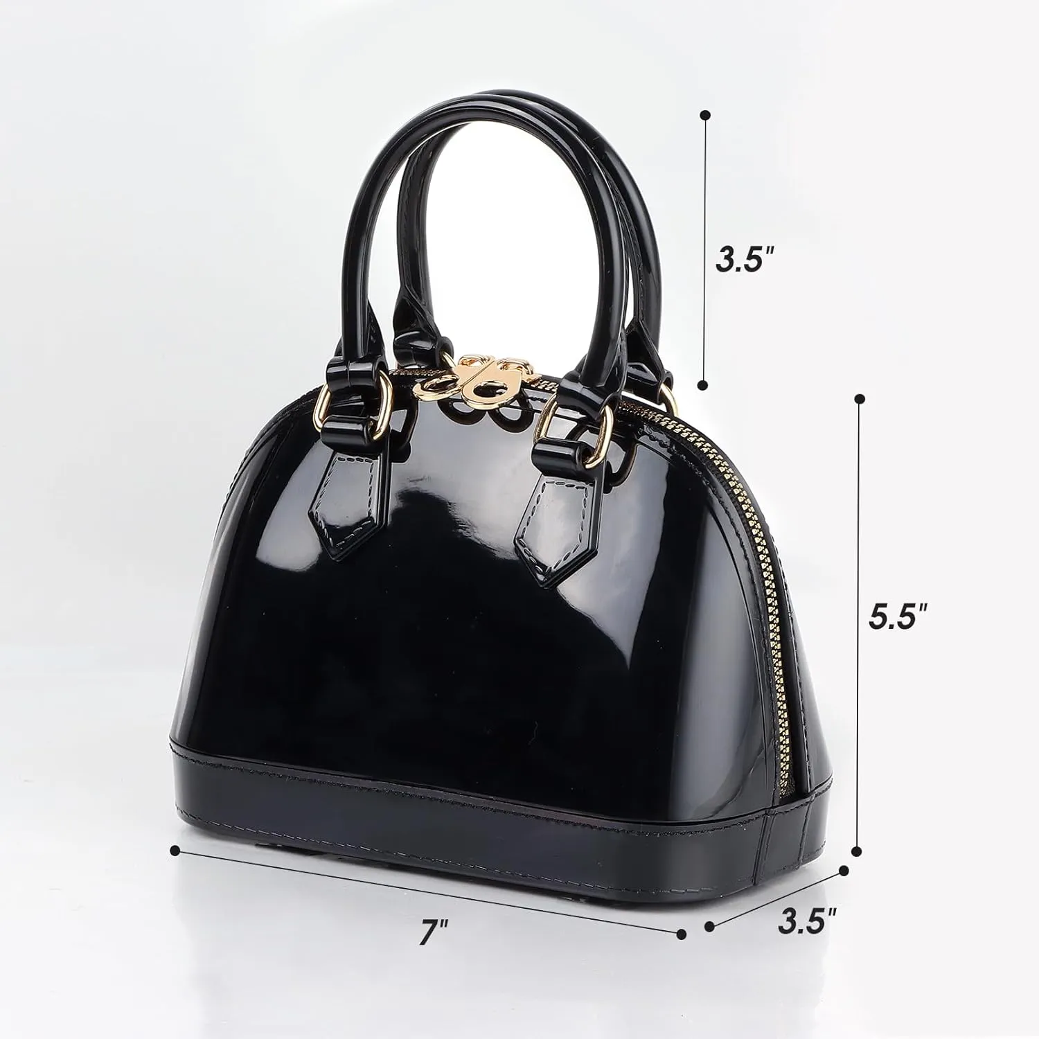 Jelly Crossbody Purse Shoulder Bag, Candy Color Tote Satchel Top-Handle Handbags for Women