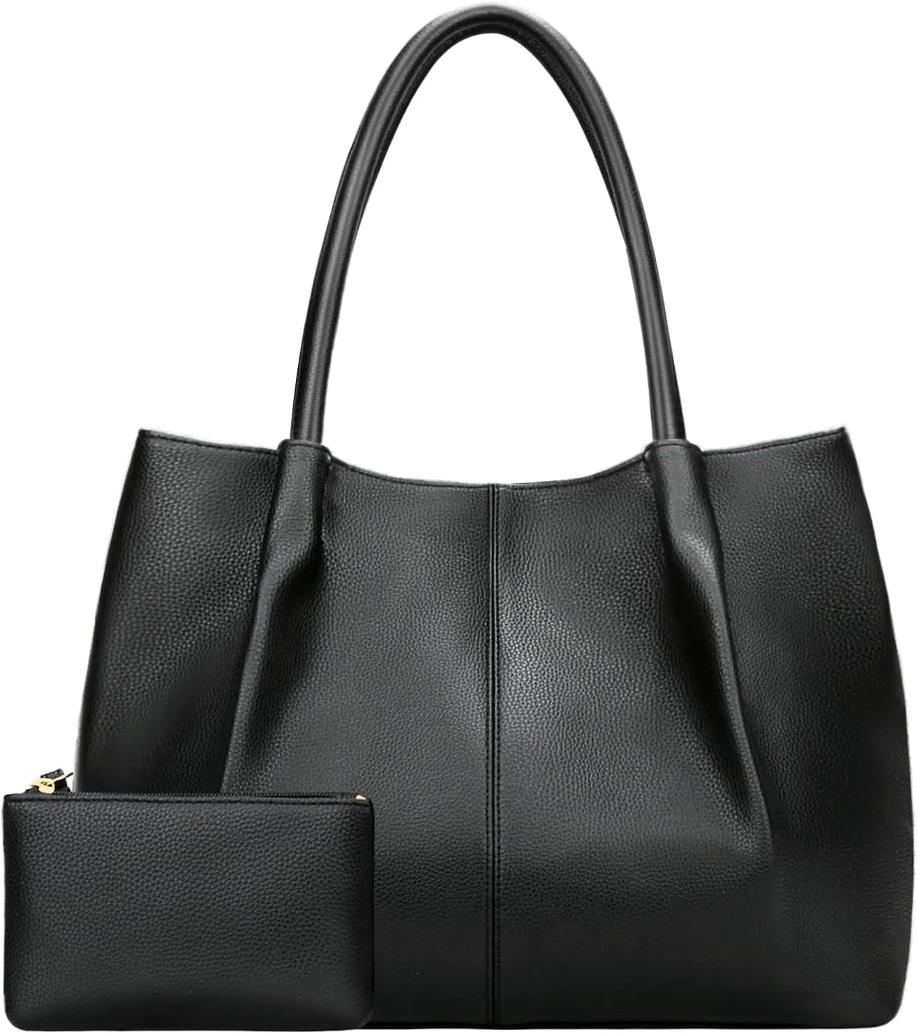 KKXIU Tote Bag for Women Vegan Leather Shoulder Purse Large Capacity Travel Bag
