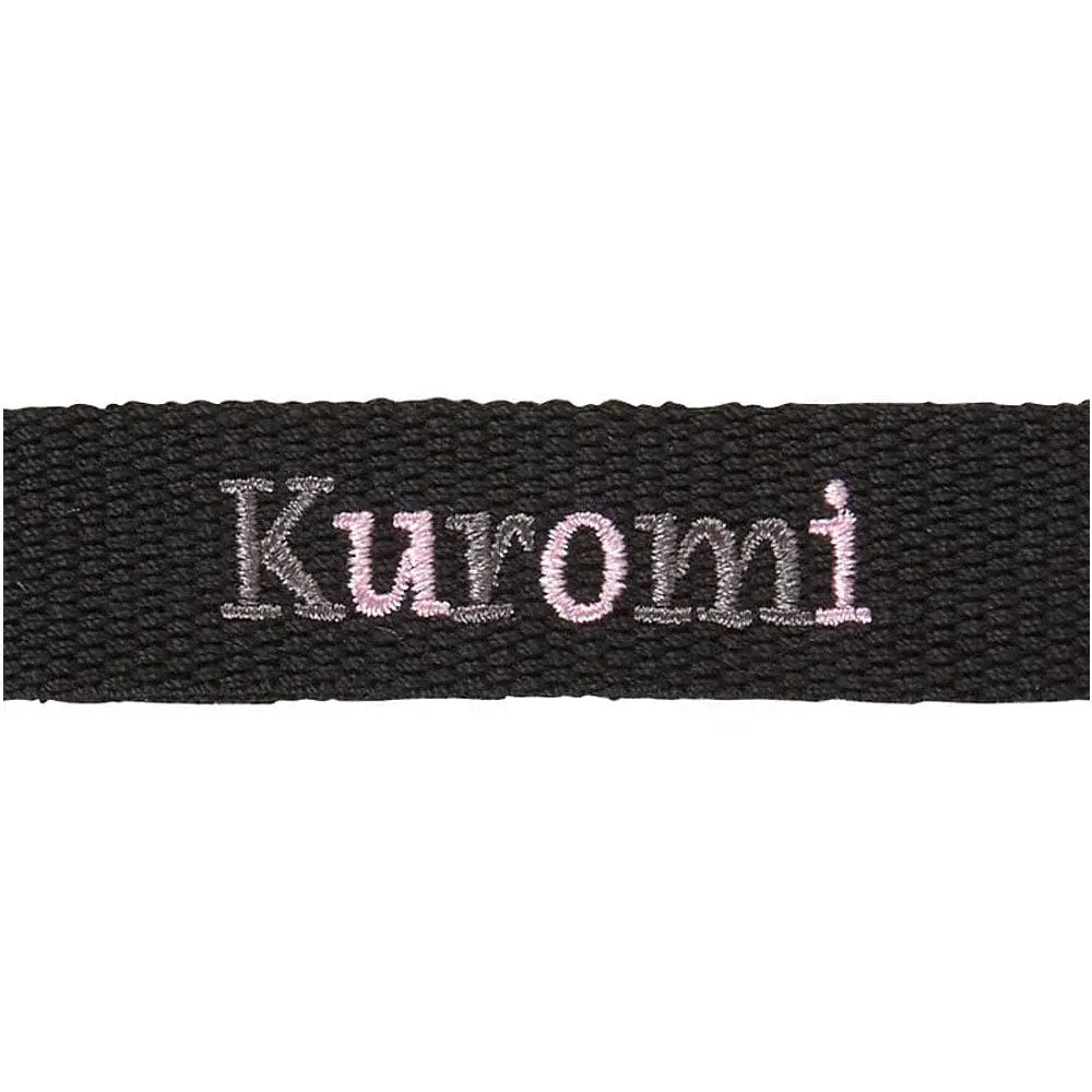 Kuromi Embroidered Logo Keychain :Retro Series