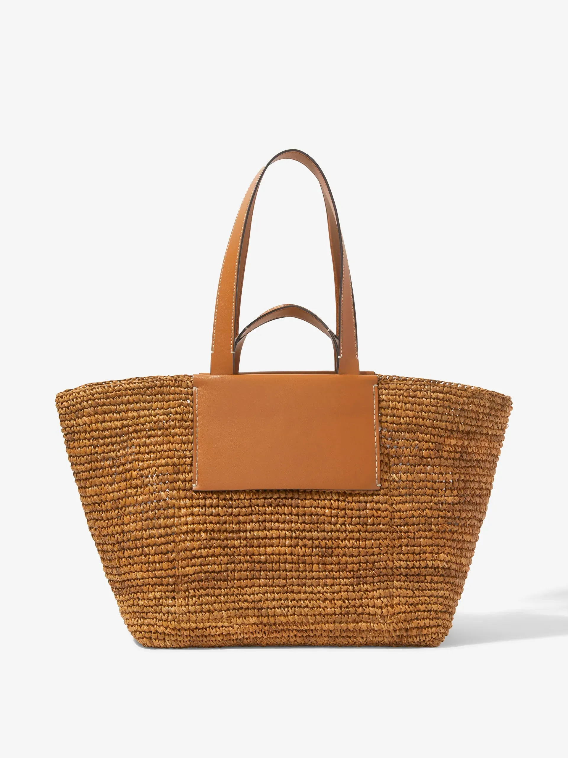 Large Morris Raffia Tote - Honey