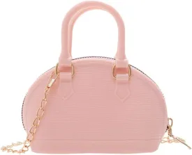 Little Girls Handbag Mini Chain Crossbody Shoulder Bag Shell Shape Zip Around Dome Tote Top Handle Bag