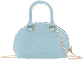 Little Girls Handbag Mini Chain Crossbody Shoulder Bag Shell Shape Zip Around Dome Tote Top Handle Bag