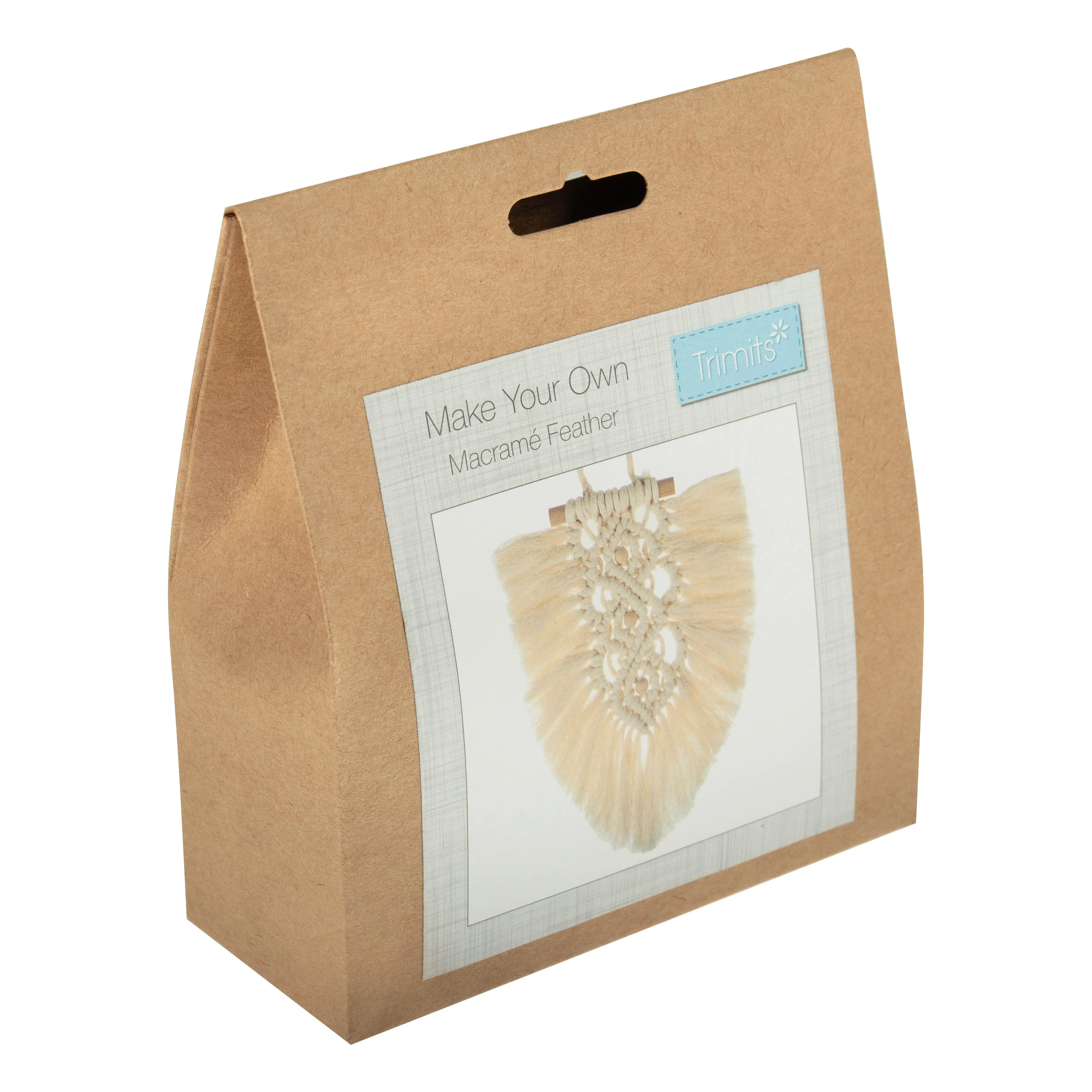 Macramé Kit Wall Hanging: Feather