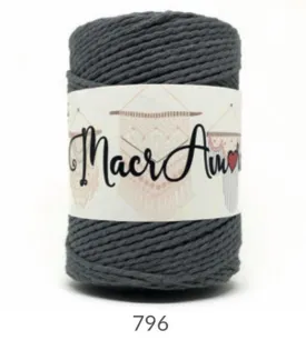 MacrAmore Mondial - Ø 3 mm - 500 gr - Grigio (col 796)
