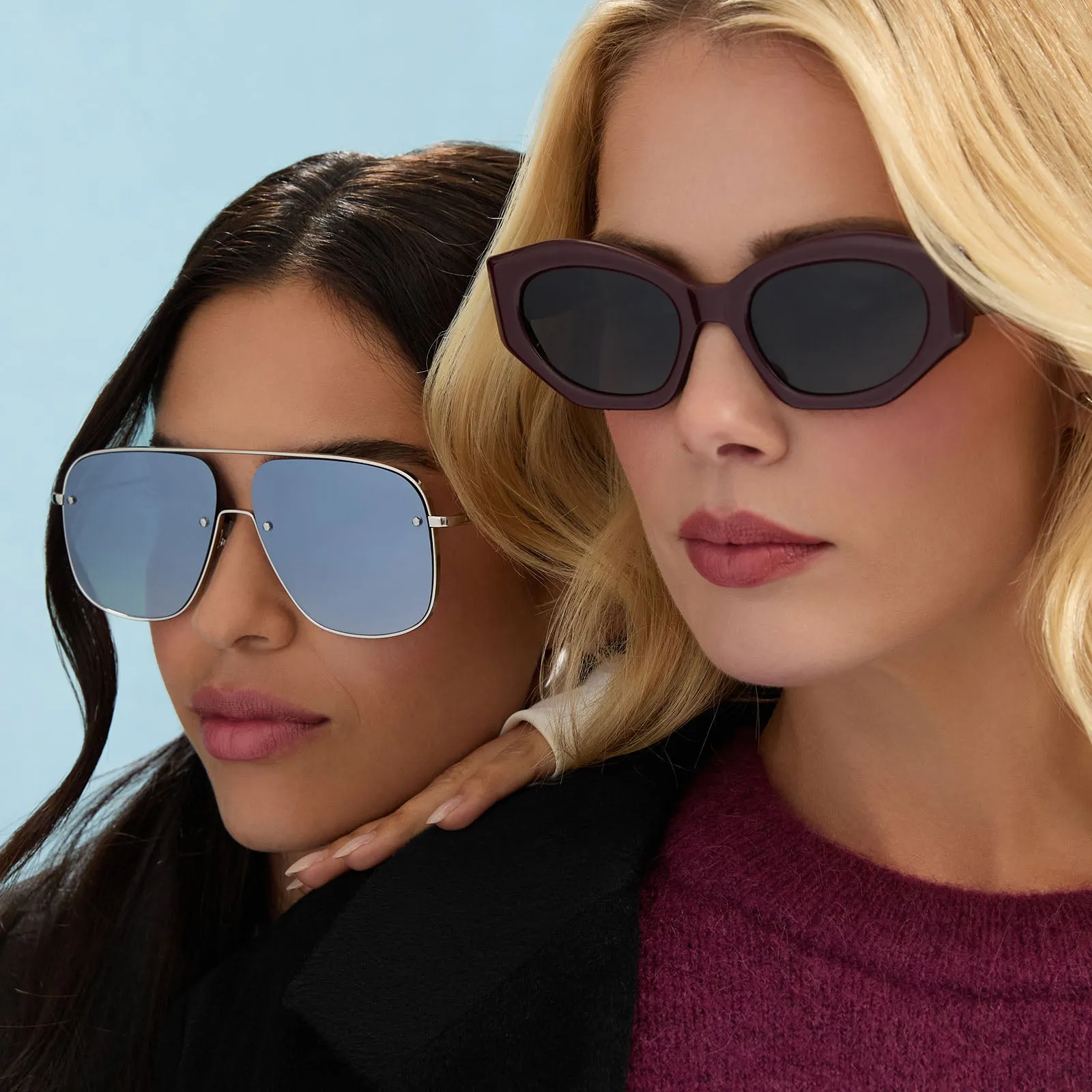 MARGOT - BORDEAUX   GREY   POLARIZED SUNGLASSES