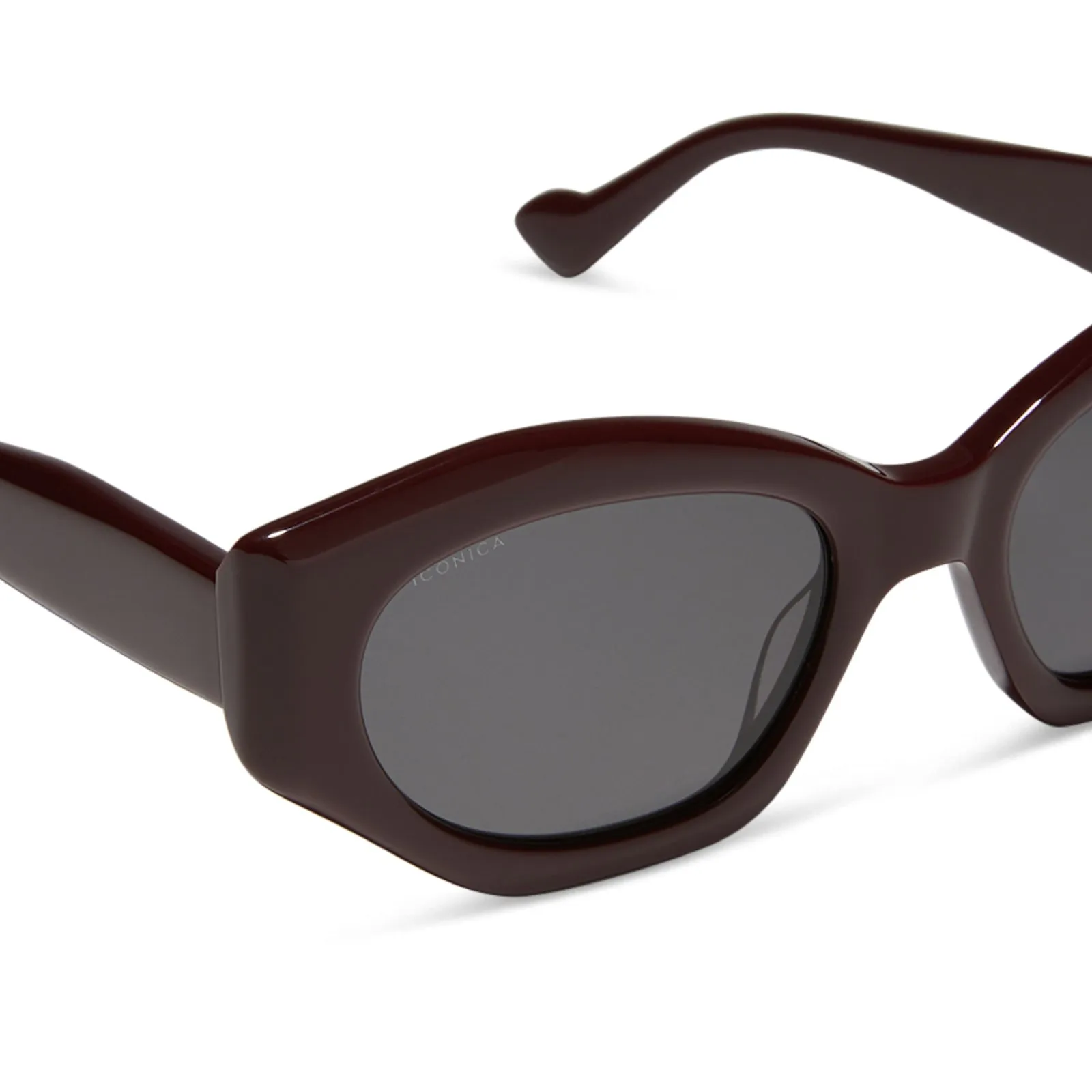 MARGOT - BORDEAUX   GREY   POLARIZED SUNGLASSES