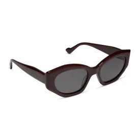 MARGOT - BORDEAUX   GREY   POLARIZED SUNGLASSES