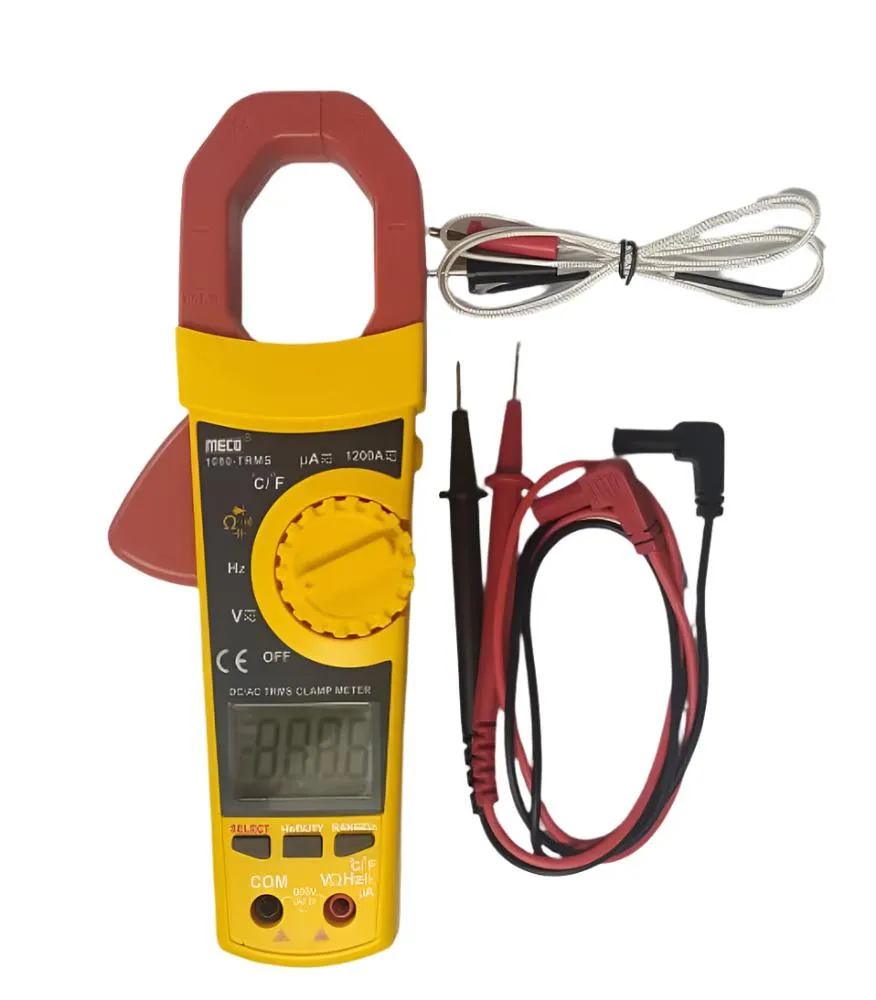 Meco 1080-TRMS Digital AC/DC Clamp Meter True RMS 1200 A 750 V