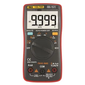 Meco 135B TRMS 4 Digit 9999 Count TRMS Autoranging Pocket Size Digital Multimeter