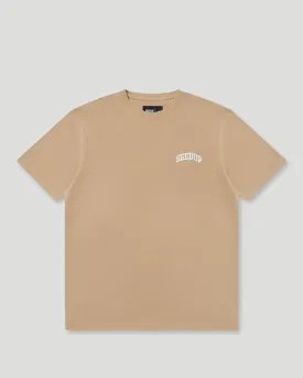 Micro Team Logo T-Shirt Tan