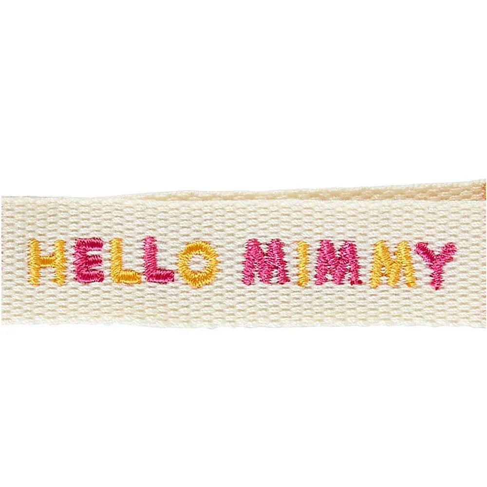 Mimmy Embroidered Logo Keychain :Retro Series