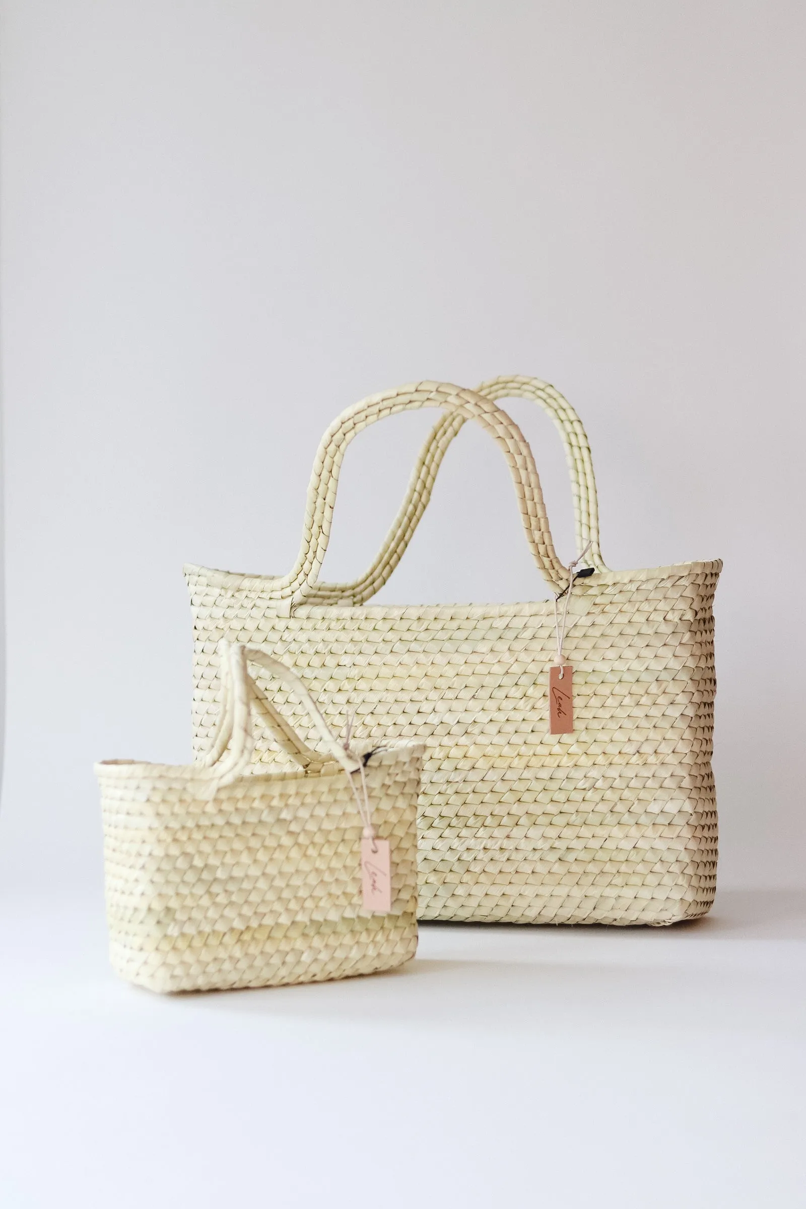 Mini Magnolia Straw Basket